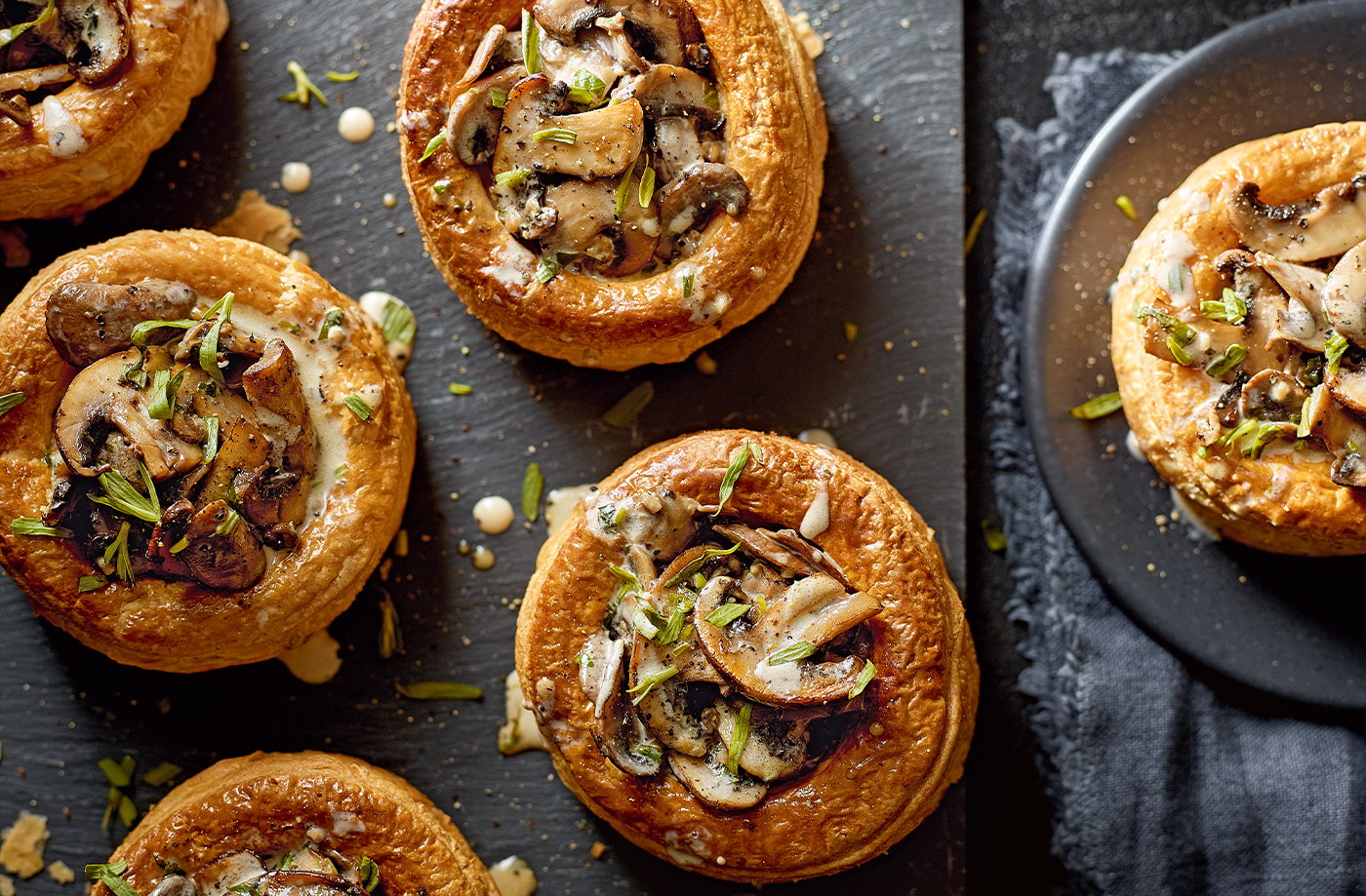 Vol-au-vent de Cogumelos